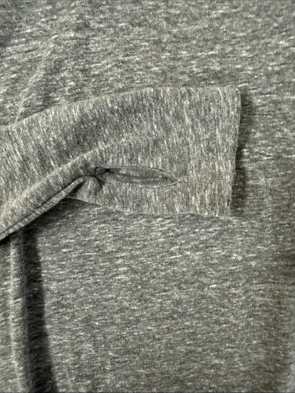 Heather Gray Long-Sleeve V-Notch Bodysuit - Picture 4 of 5